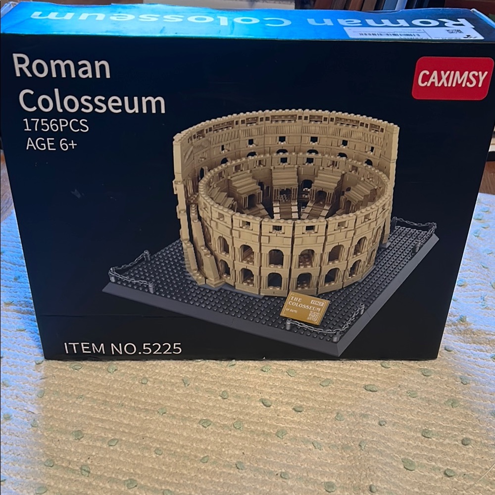 Caximsy Roman Colosseum 1756PCS Building Set - Tan/Black